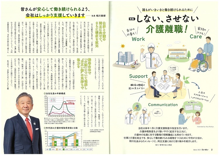社内報の内容イメージ