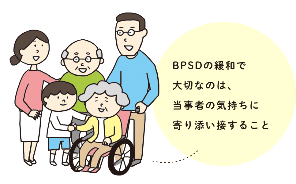 BPSDの緩和で大切なのは、当事者の気持ちに寄り添い接すること